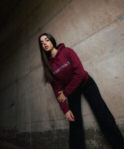 Alternative view of Sudadera Burgundy Limited Edition