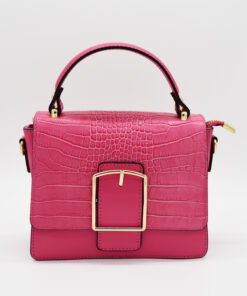 LEATHER PINK BAG
