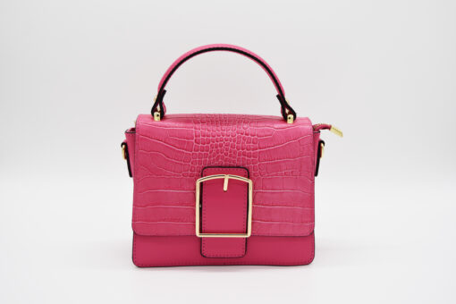 LEATHER PINK BAG
